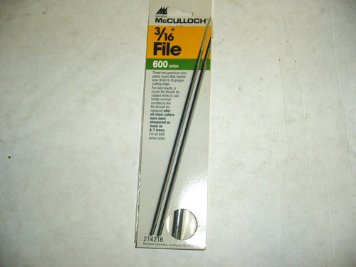 Mcculloch chainsaw file - 3/16,