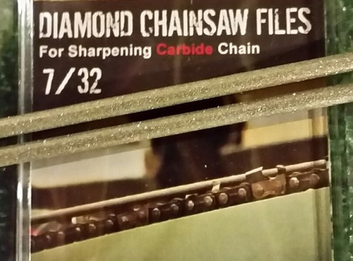 Diamond chainsaw file - 7/32,
